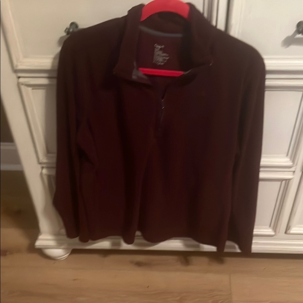GAP Maroon Zip Up Sweater